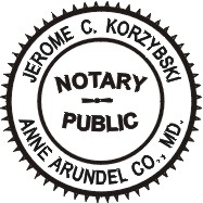 Pre-Inked Notary